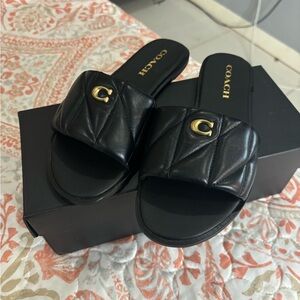 Coach sandals size 6.5